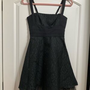 BCBG Max Azria women’s black jacquard bandage bodice A line cocktail dress S